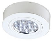 Aurora AU-KFL505W DC Polycarbonate Fixed 1.1W LED White Cabinet Light